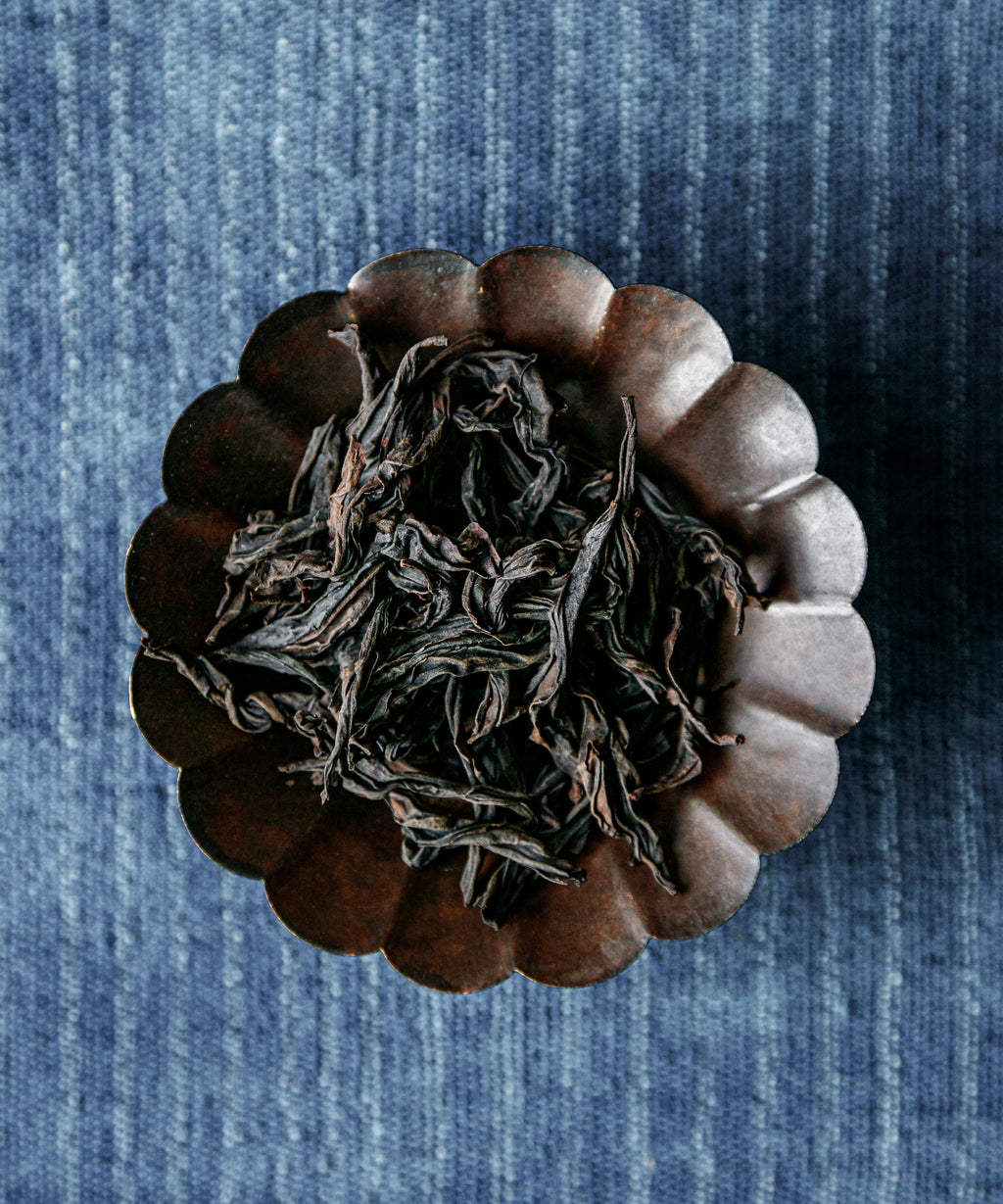 Yongchun Rougui dry leaves — Wuyi varietal grown in weathered granite soil of Yongchun, Fujian