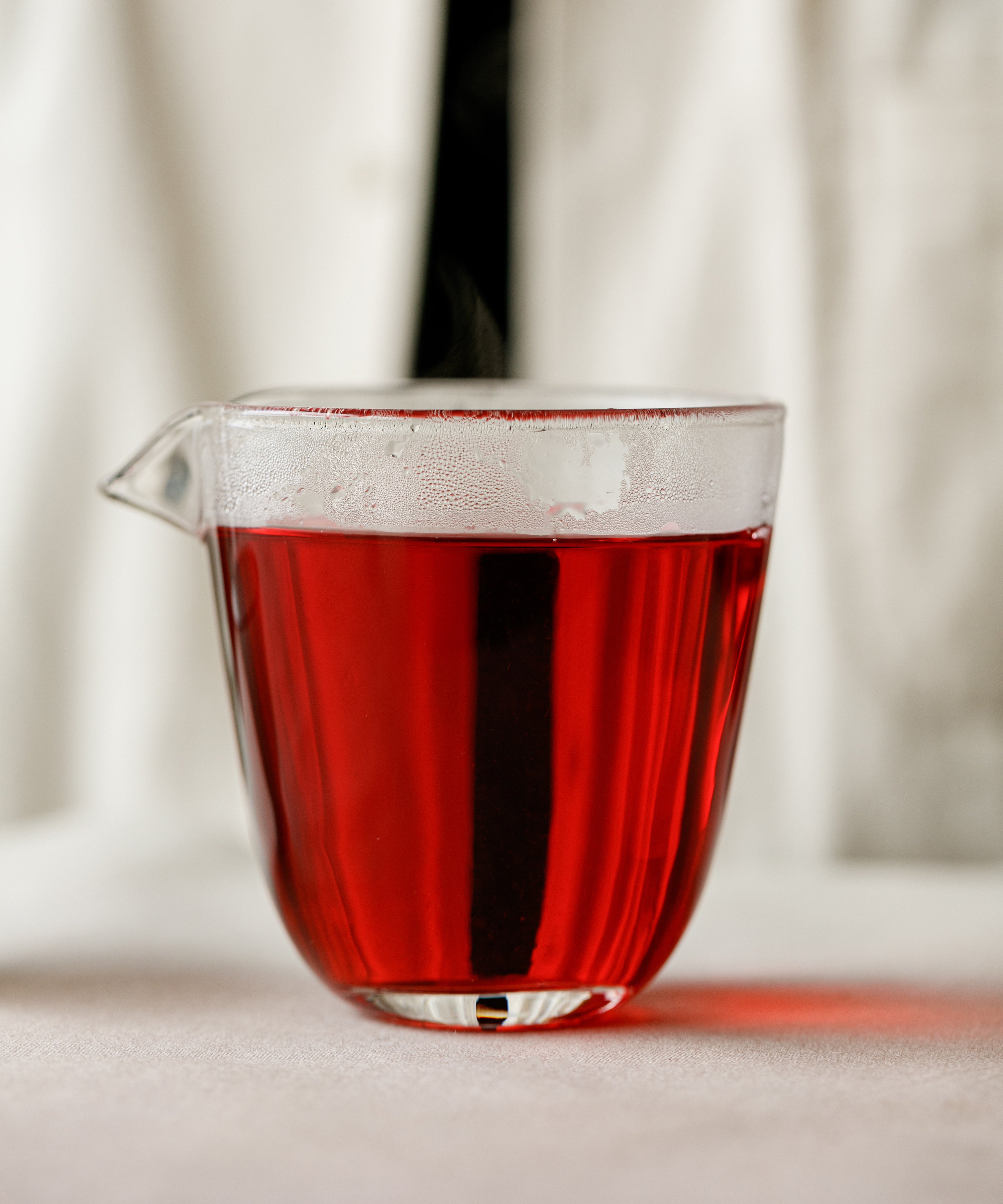 Hibiscus wet flowers after brewing — organic hibiscus from Ms. Luo, Yongan, Fujian