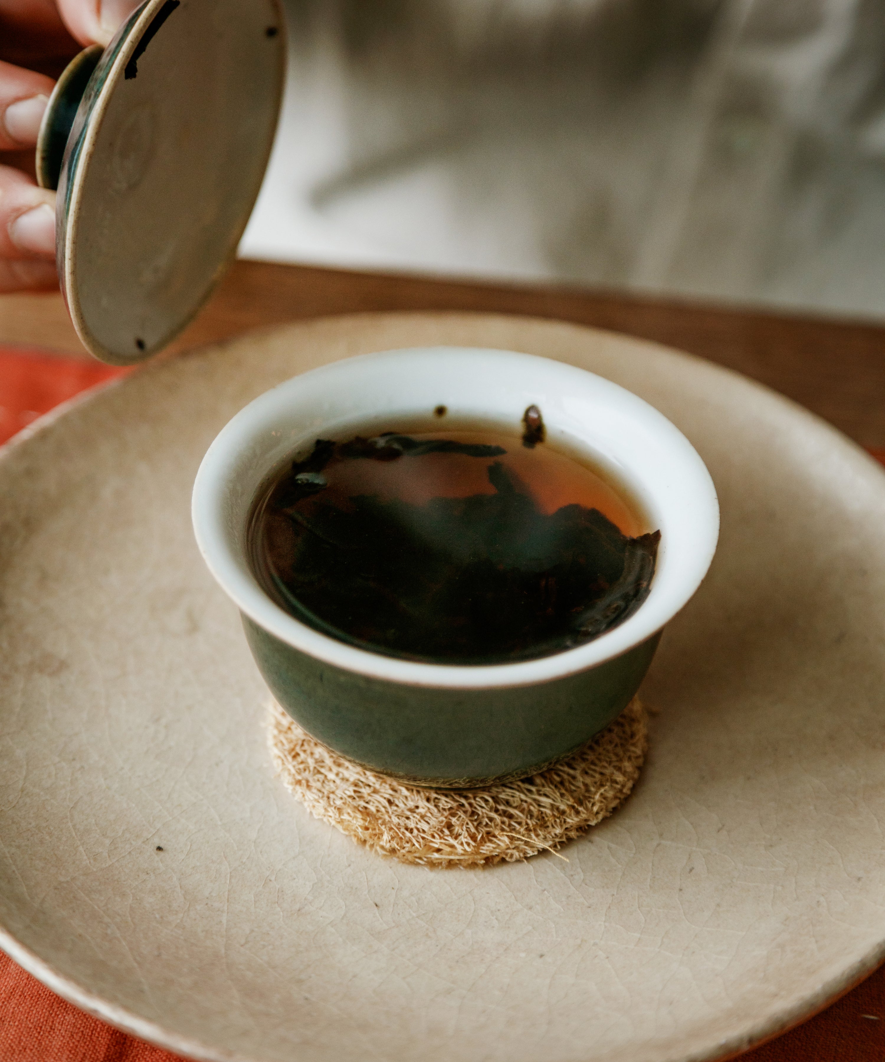 Seeds of Virtue liquor — light, refreshing shou pu'erh with earthy and soothing mouthfeel