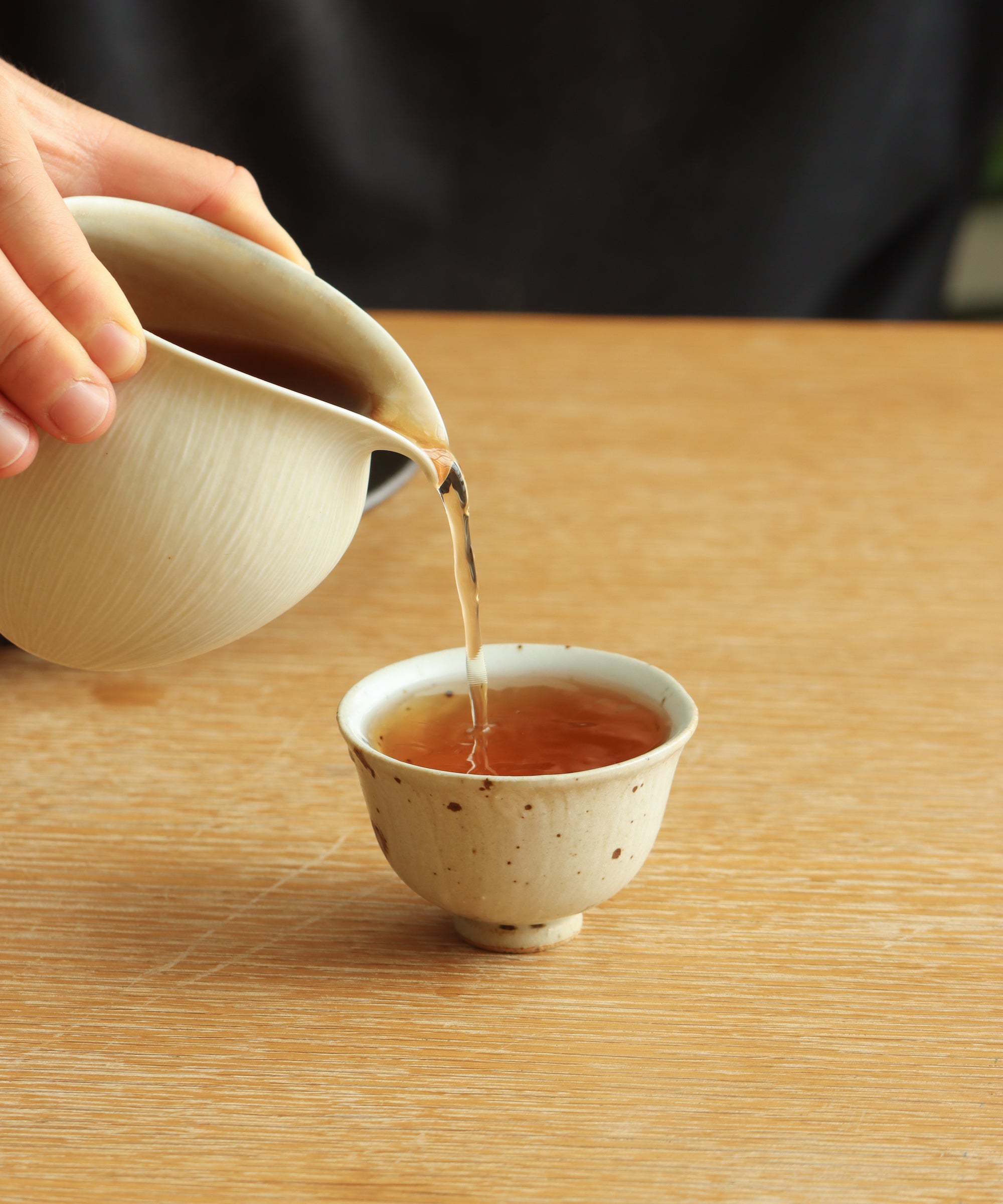Organic Shuixian wet leaves after brewing — Fan Zhiqiang's organic rock oolong, Wuyishan, Fujian