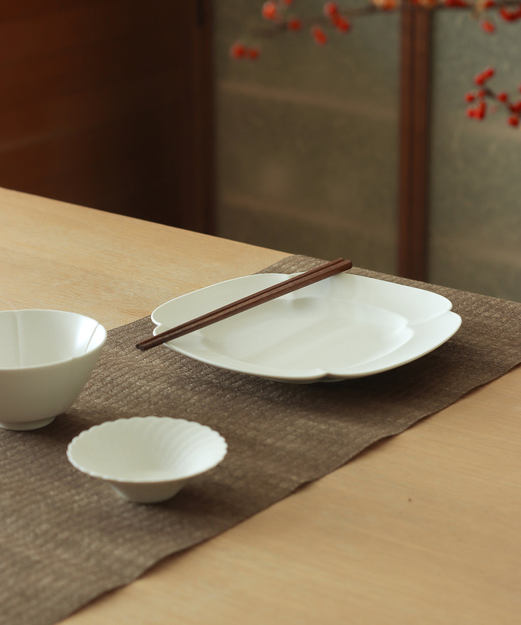 Haitang "Crab Apple" Square Plate