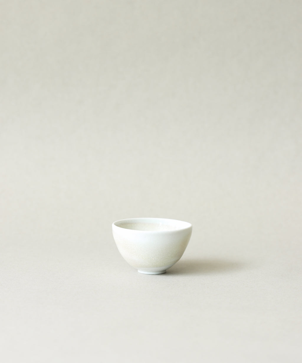 Celadon Tea Cup handcrafted soda-fired tea cup by Wei Cheng, Burnaby BC