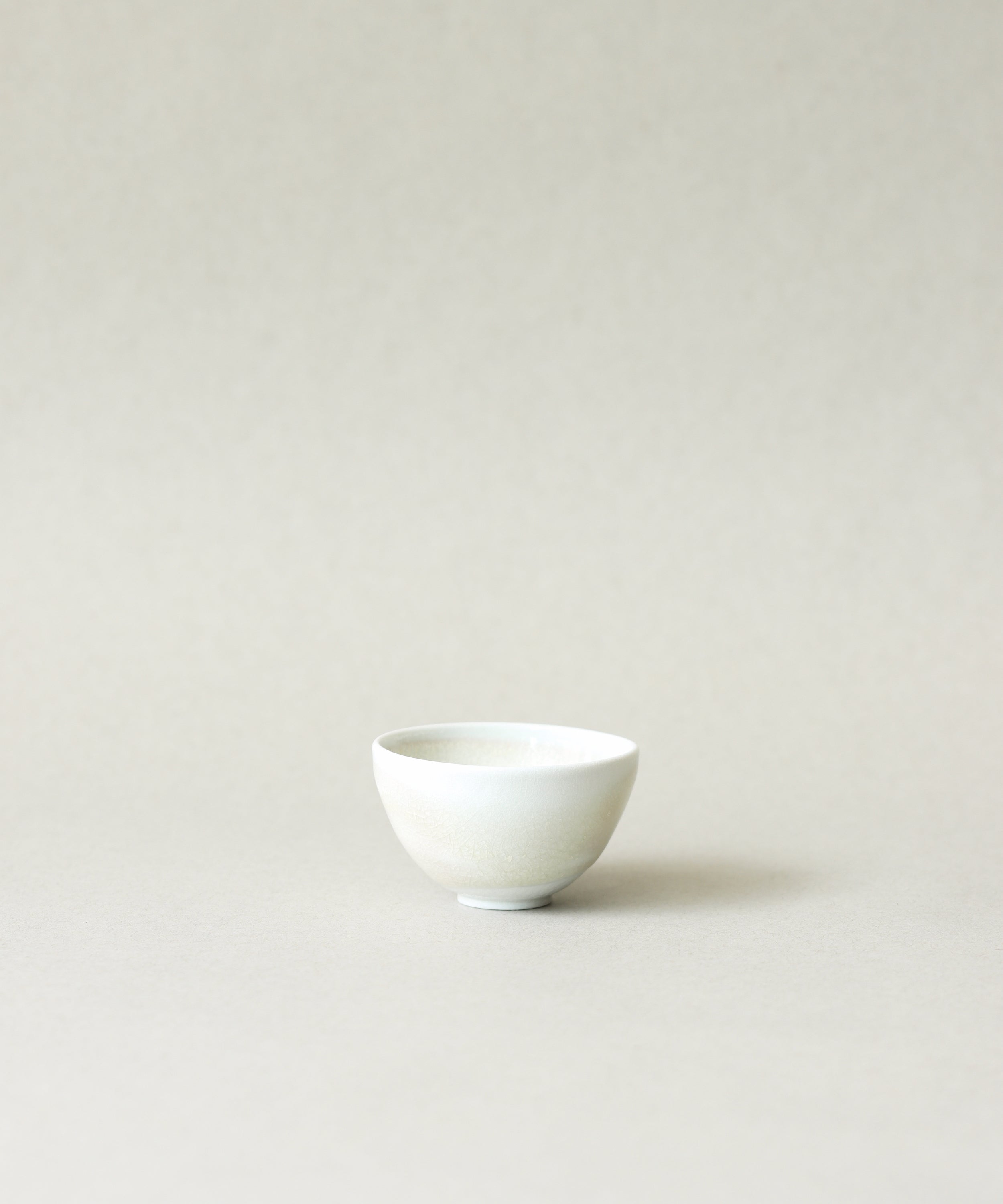 Celadon Tea Cup handcrafted soda-fired tea cup by Wei Cheng, Burnaby BC