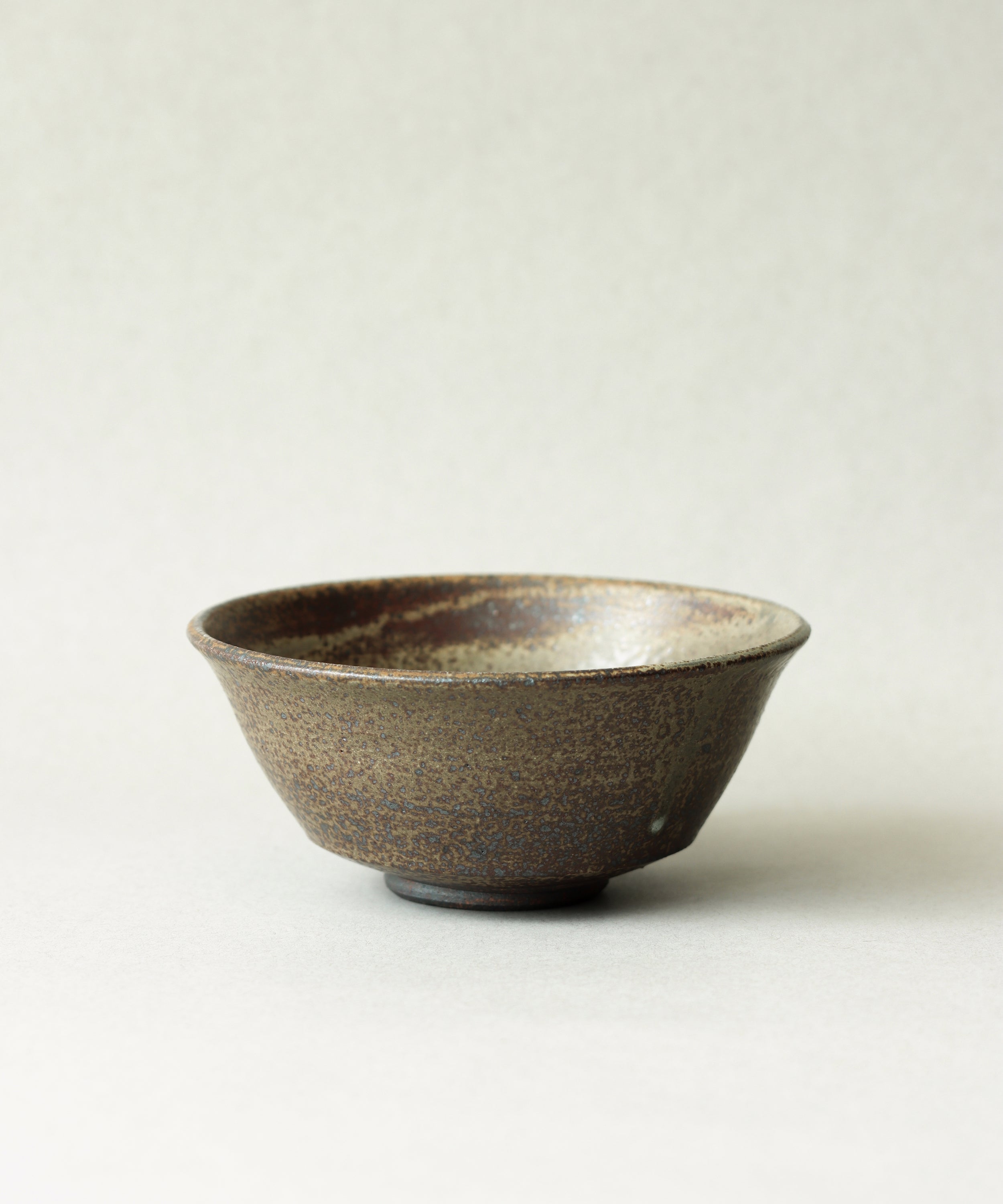Zisha Celadon Bowl One handcrafted soda-fired bowl by Wei Cheng, Yixing purple clay