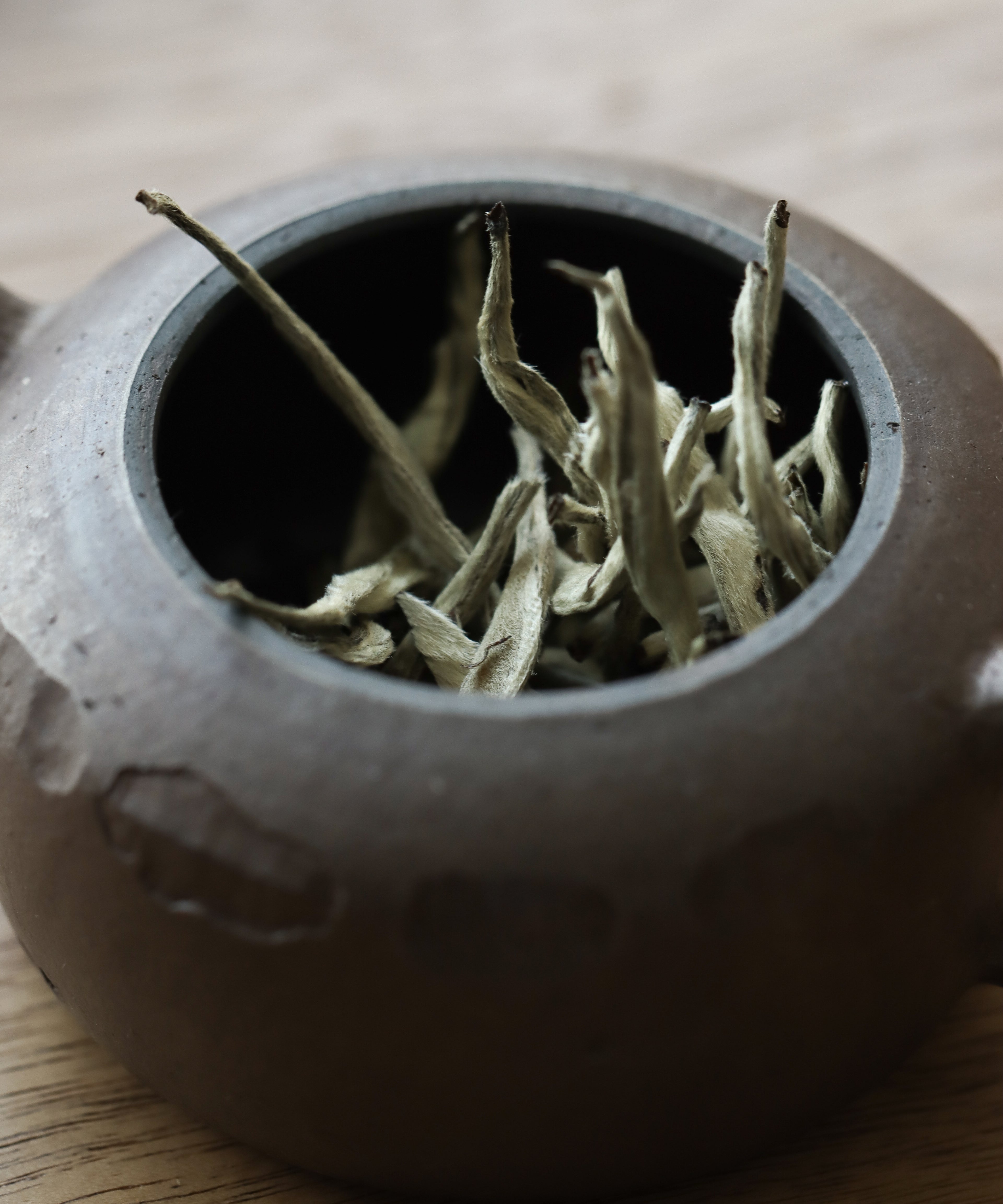 Silver Needle pressed white tea cake - applying Fujian craft to Jinggu Big White