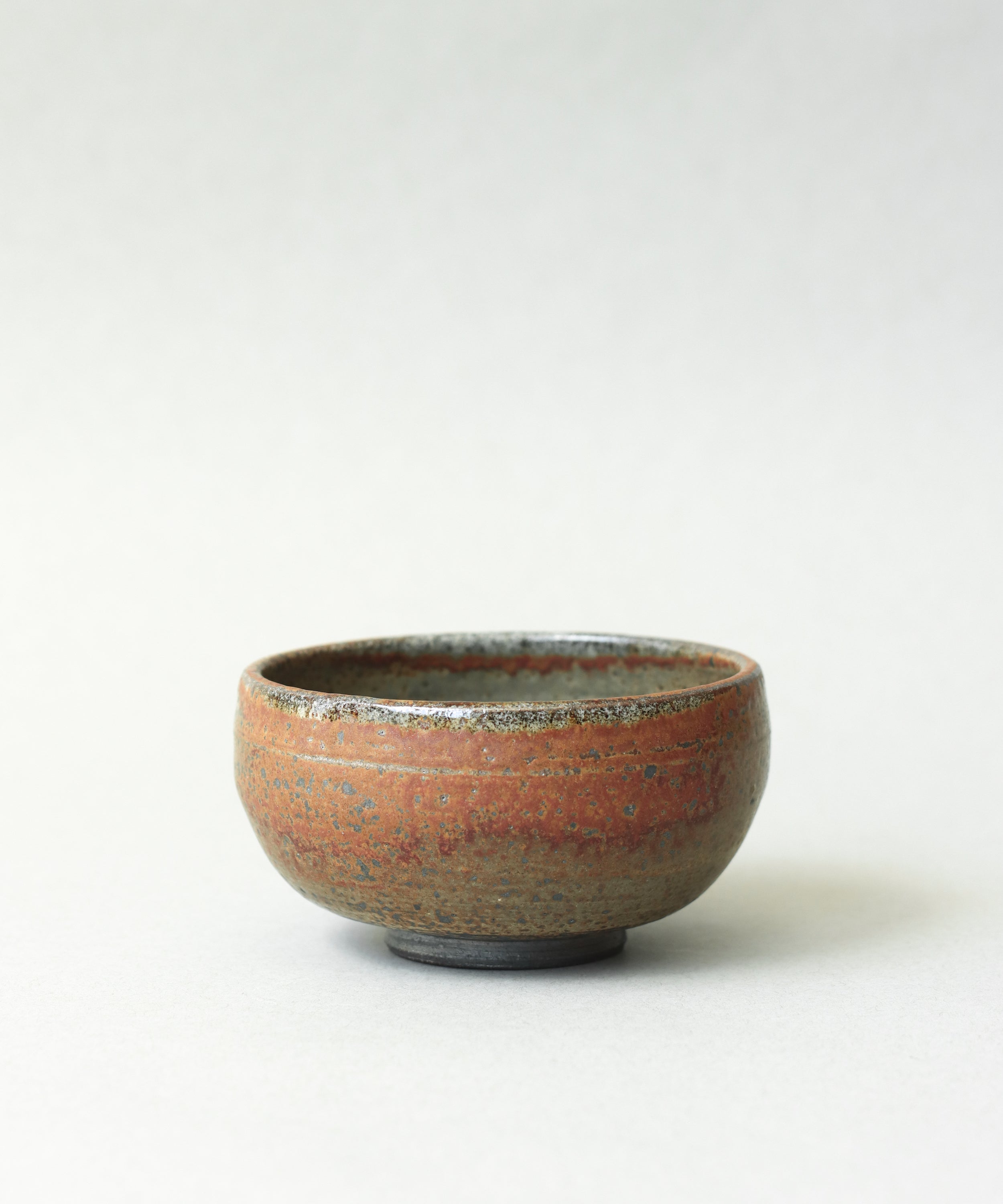 Zisha Celadon Bowl Two underside, soda-fired Yixing and BC clay blend