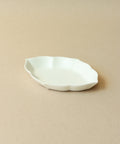 Water Chestnut Plate Matte White