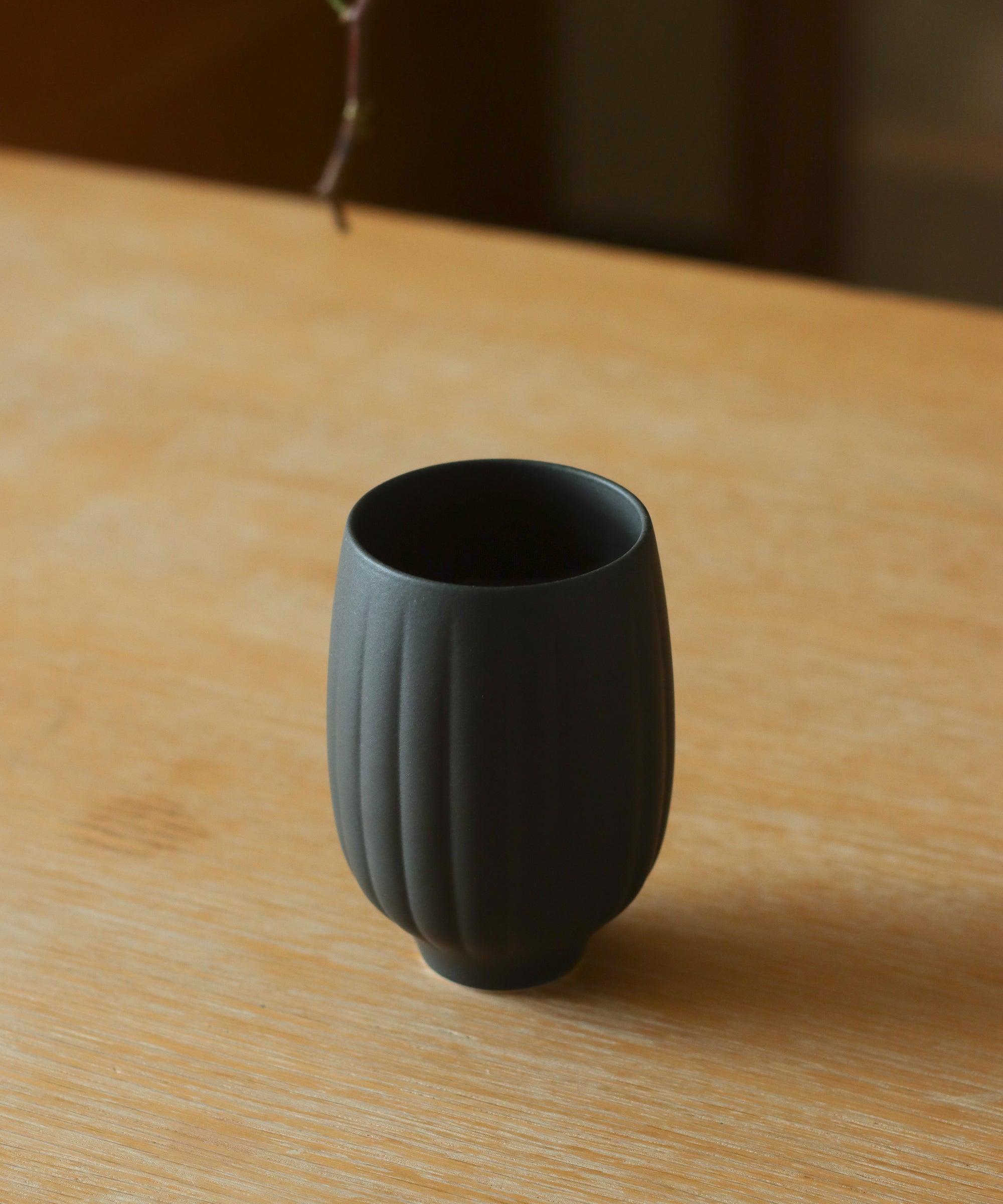 "Melon" Cup Matte Black
