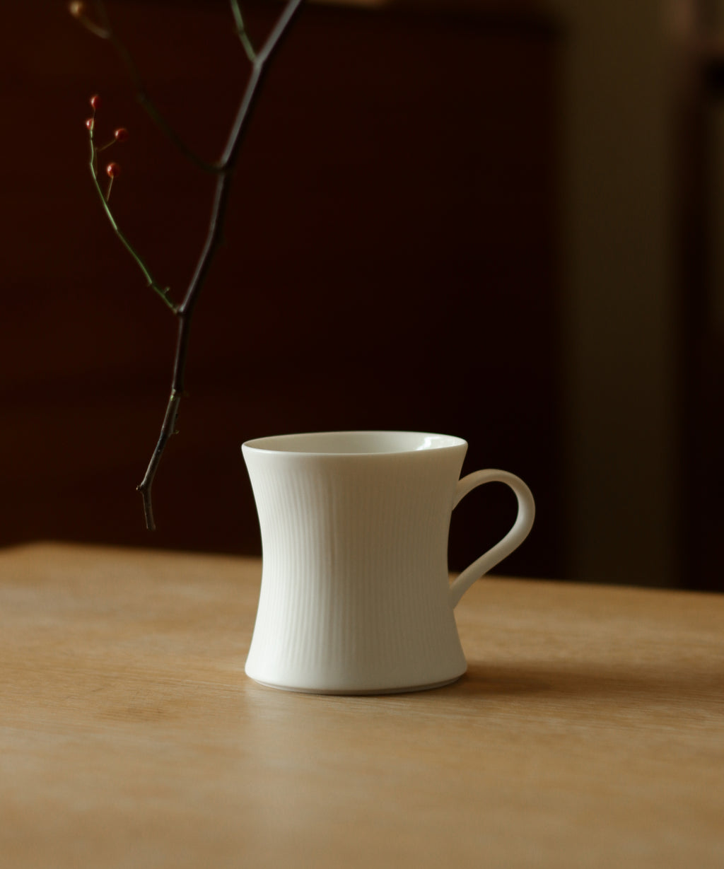 "Leaf" Cup with Handle
