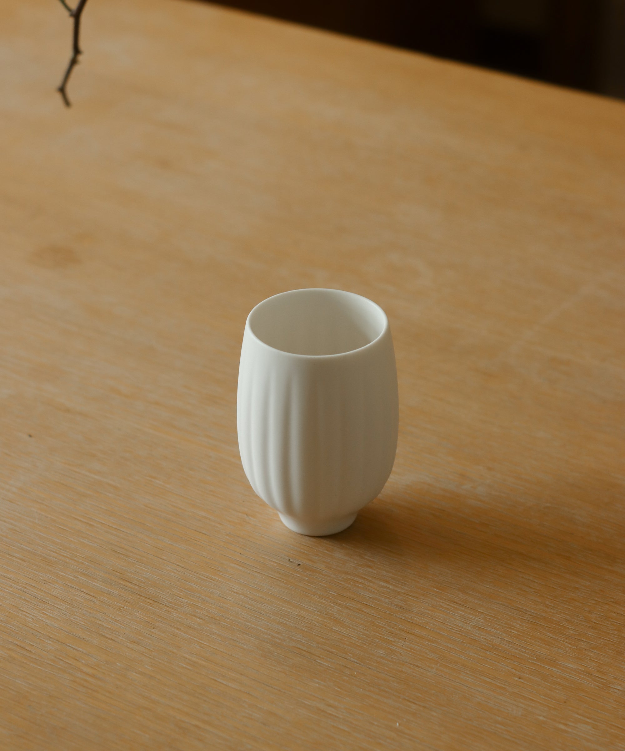 "Melon" Cup Matte White