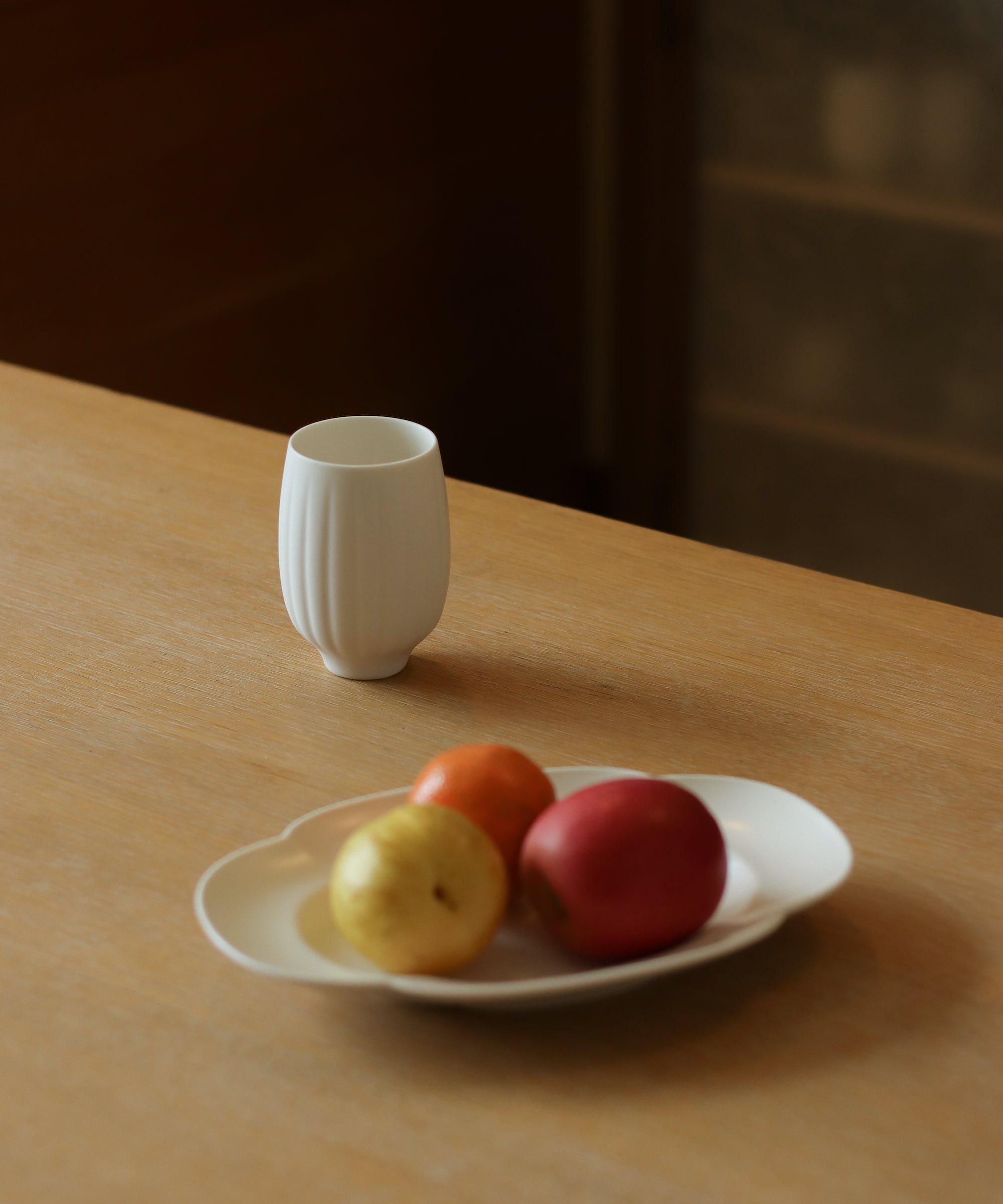 "Melon" Cup Matte White