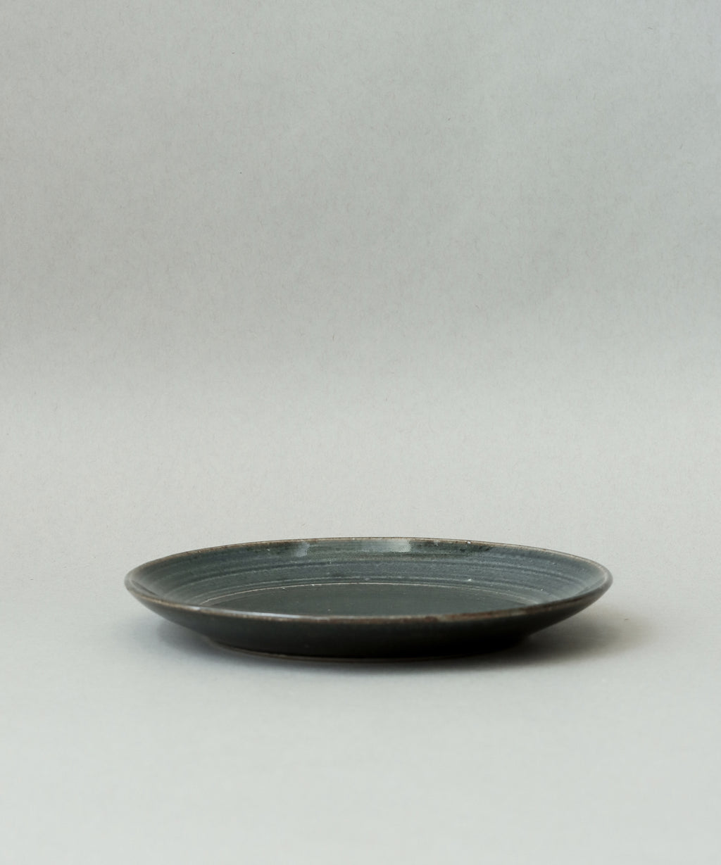 Plate No. 18 top view, organic form and glaze, Wang Xinghua ceramics, Jingdezhen