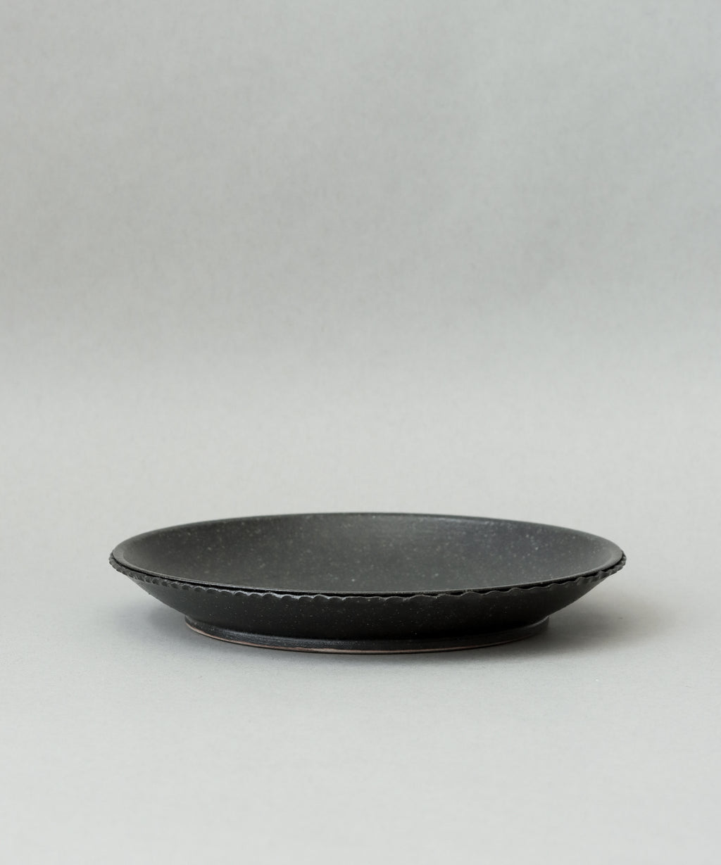 Plate No. 16 top view, organic form and glaze, Wang Xinghua ceramics, Jingdezhen