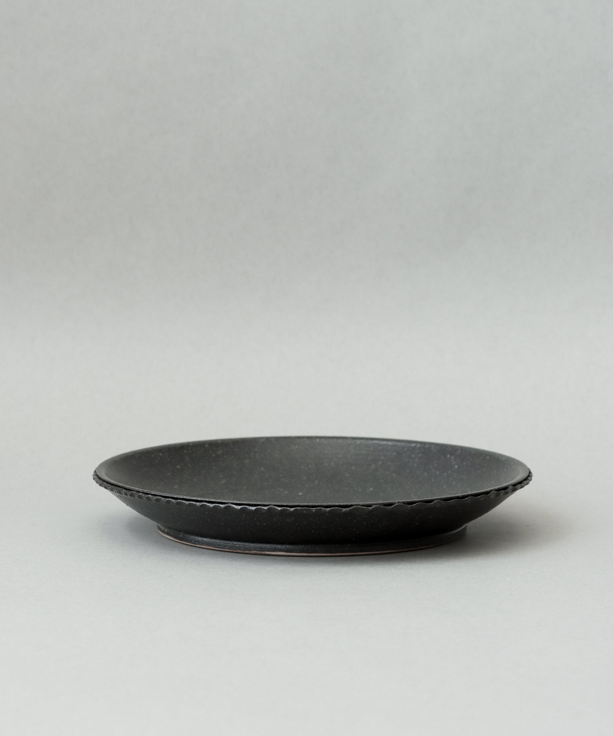 Plate No. 16 top view, organic form and glaze, Wang Xinghua ceramics, Jingdezhen