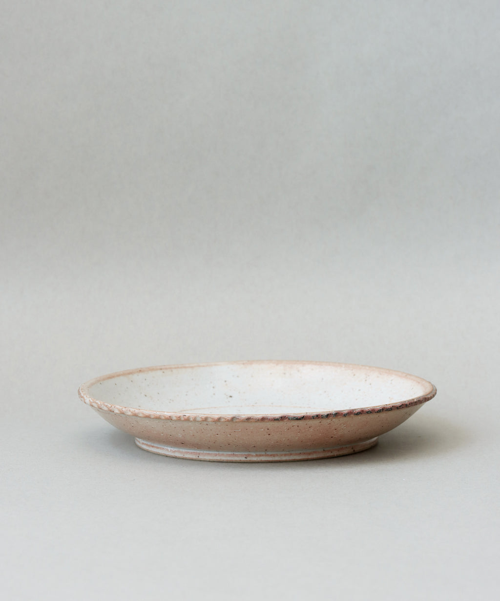 Plate No. 15 top view, organic form and glaze, Wang Xinghua ceramics, Jingdezhen