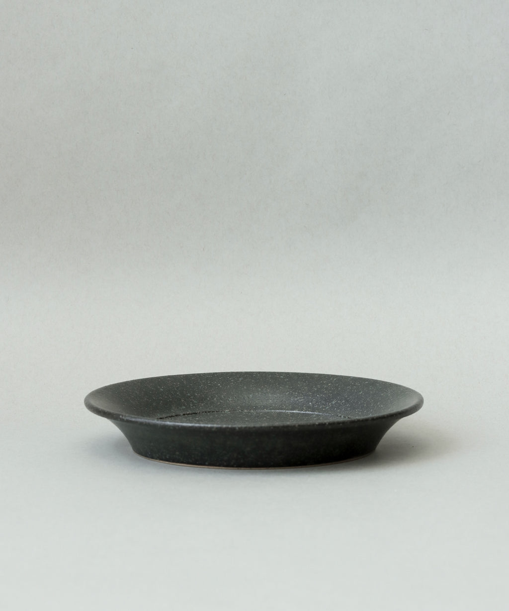Plate No. 14 top view, organic form and glaze, Wang Xinghua ceramics, Jingdezhen