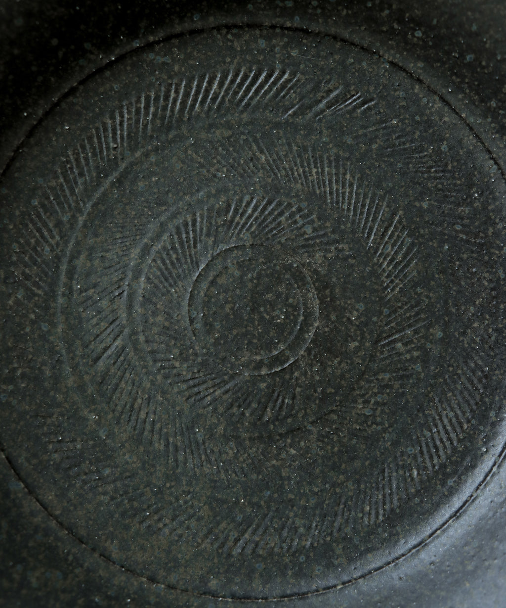 Plate No. 14 glaze detail, unique glaze and character, Jingdezhen clay and porcelain