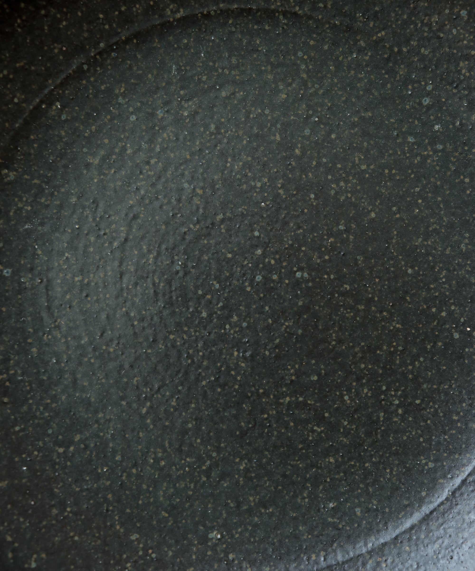 Plate No. 16 glaze detail, unique glaze and character, Jingdezhen clay and porcelain