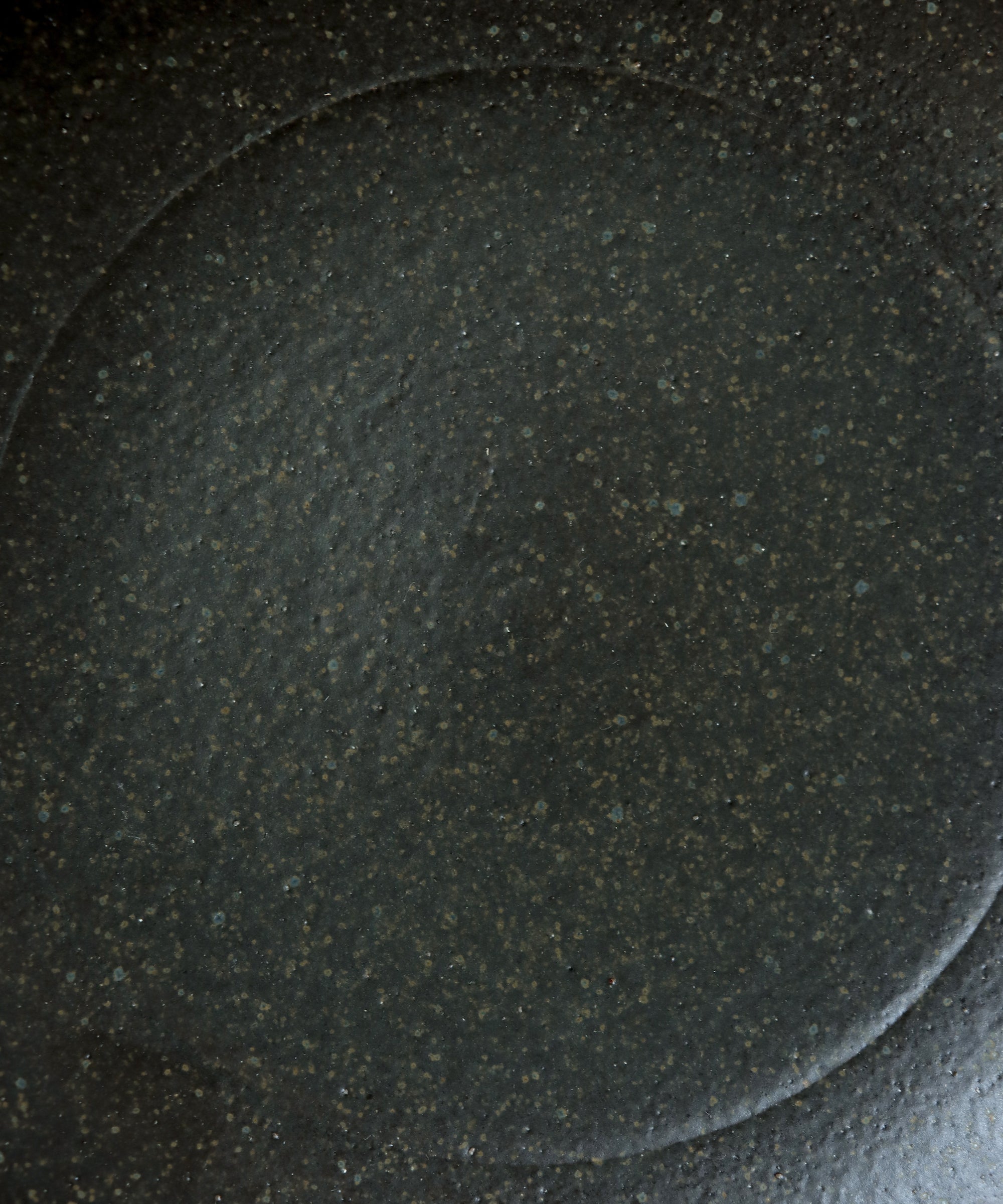 Plate No. 18 glaze detail, unique glaze and character, Jingdezhen clay and porcelain