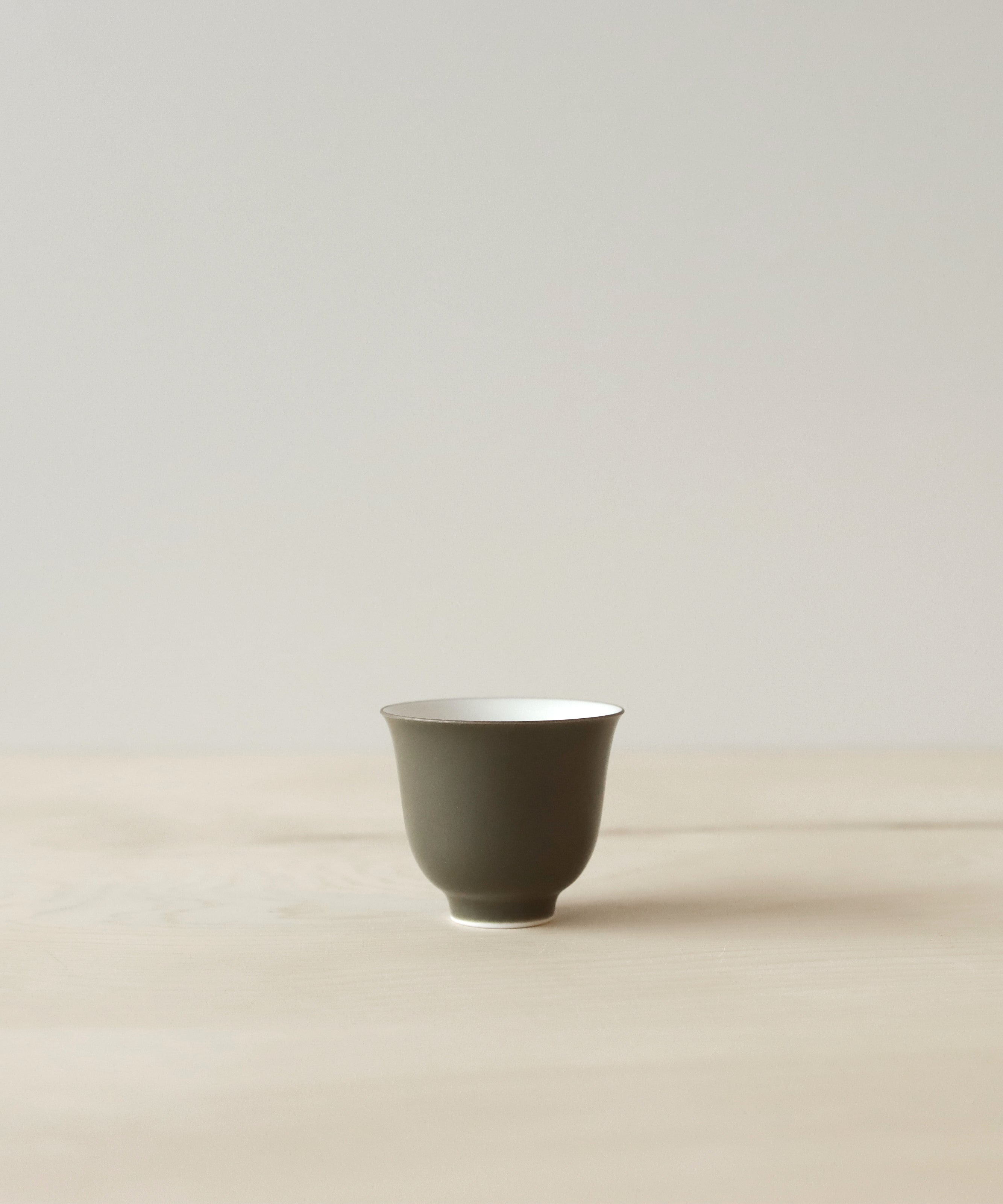 Olive Green Tea Cup