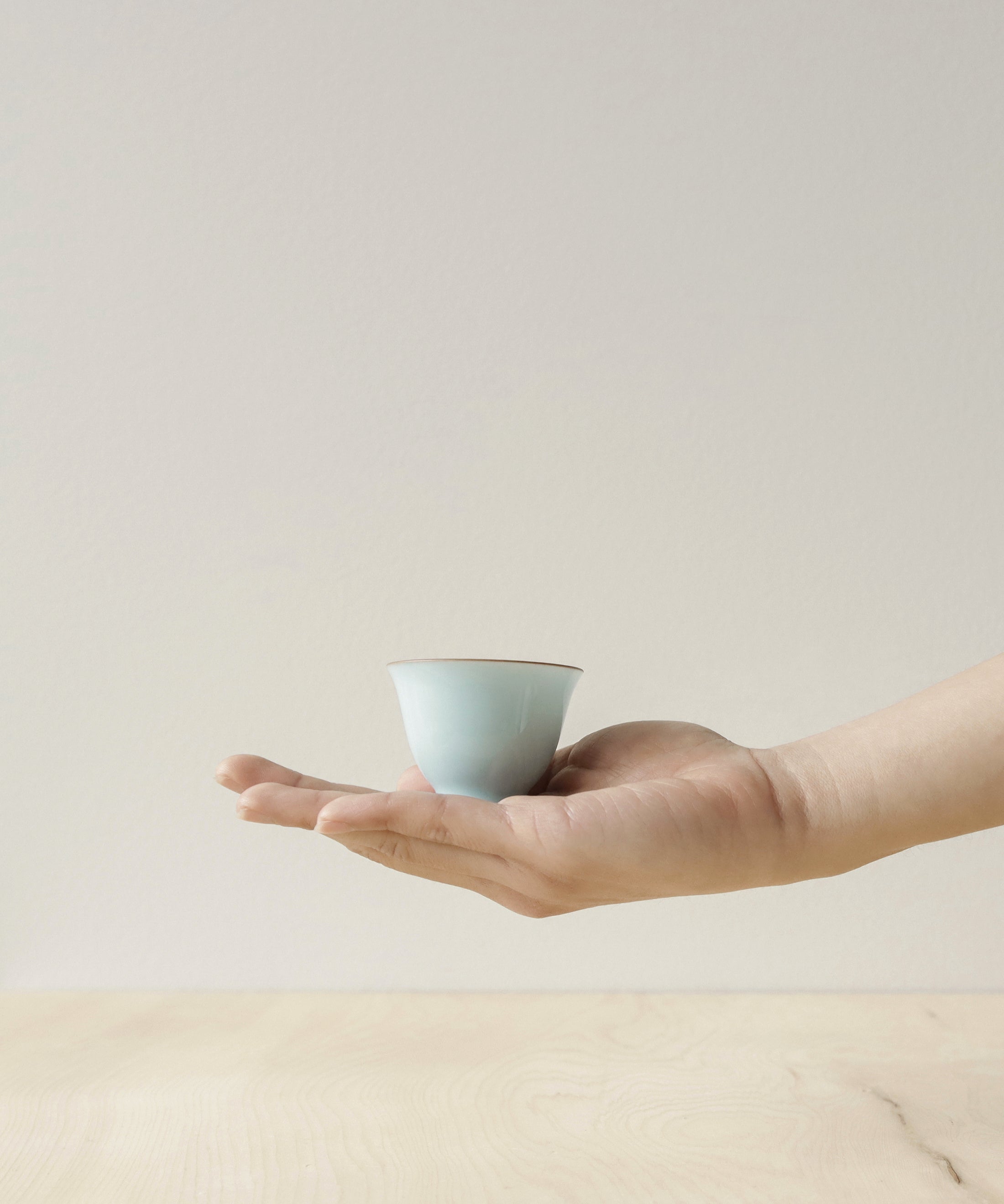 Sky Blue Tea Cup