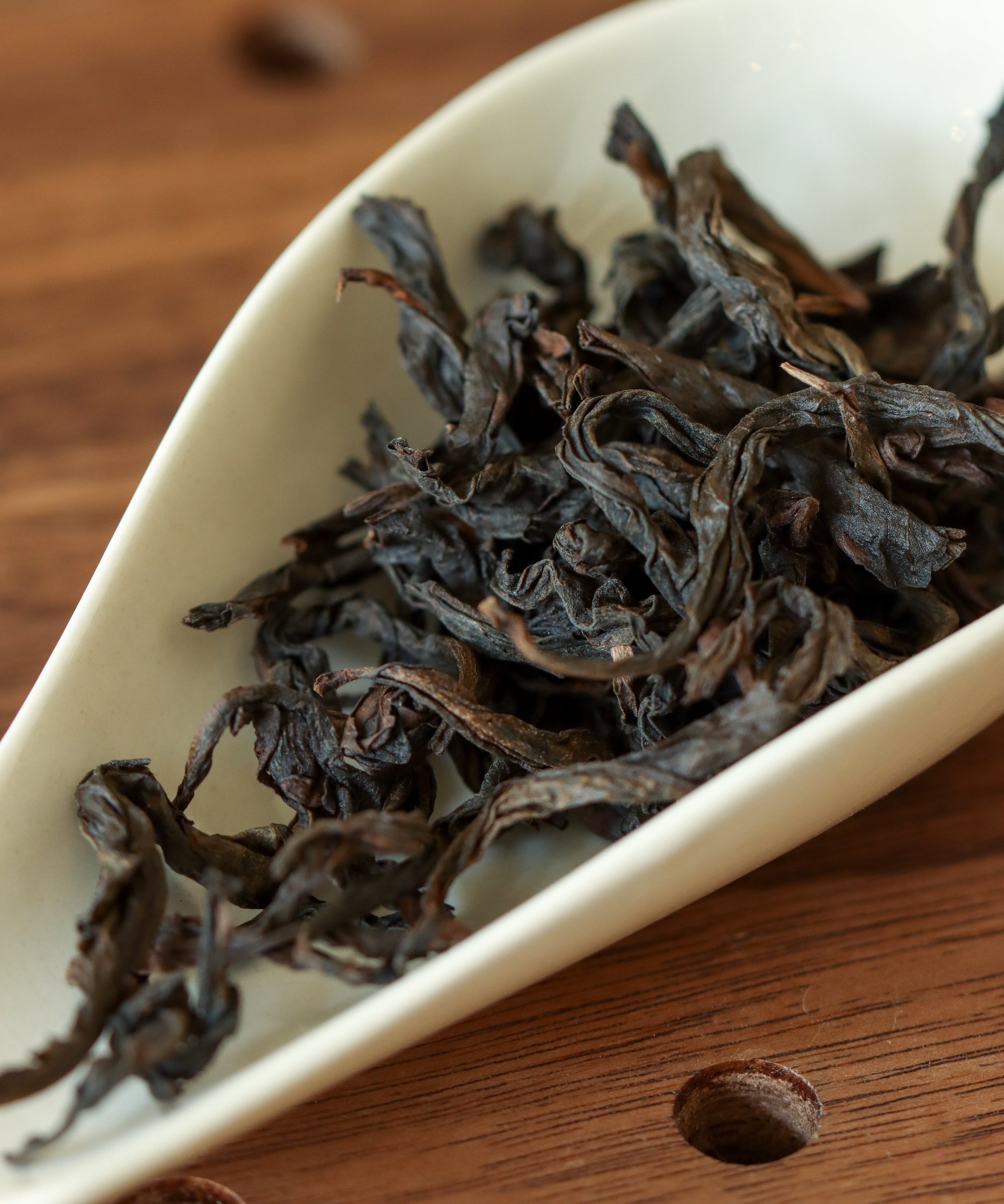 Jade Qilin dry leaves — extremely rare true cliff yancha varietal from Wuyi Mountain, Fujian