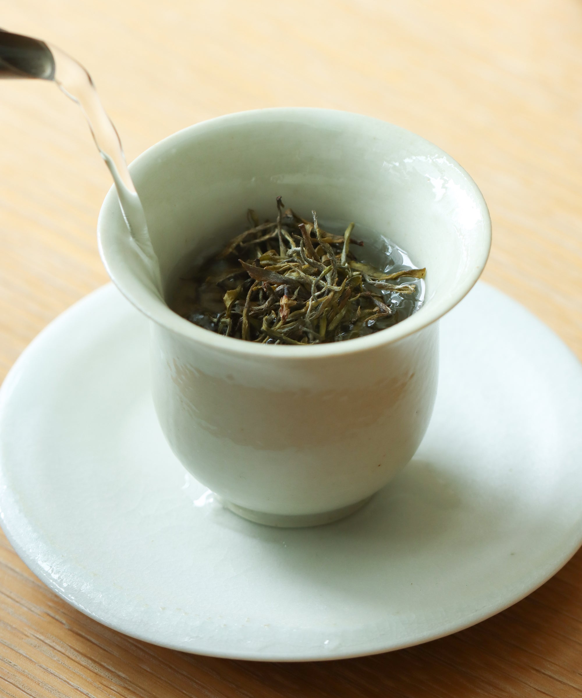 Yellow Purple Shoots liquor — popcorn and caramel aftertaste yellow tea, Guzhu Mountain, Huzhou