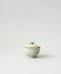 Green Celadon Gaiwan Type III, handcrafted gaiwan by Wang Xinghua, Jingdezhen, matte green celadon glaze